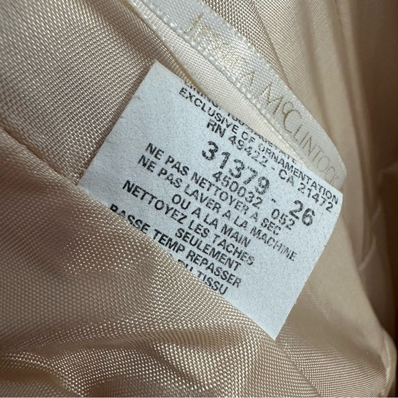 Vintage Gunne Sax Dress Long Formal Prom Tulle Gold Glitter Princess Extra Small - Picture 8 of 8